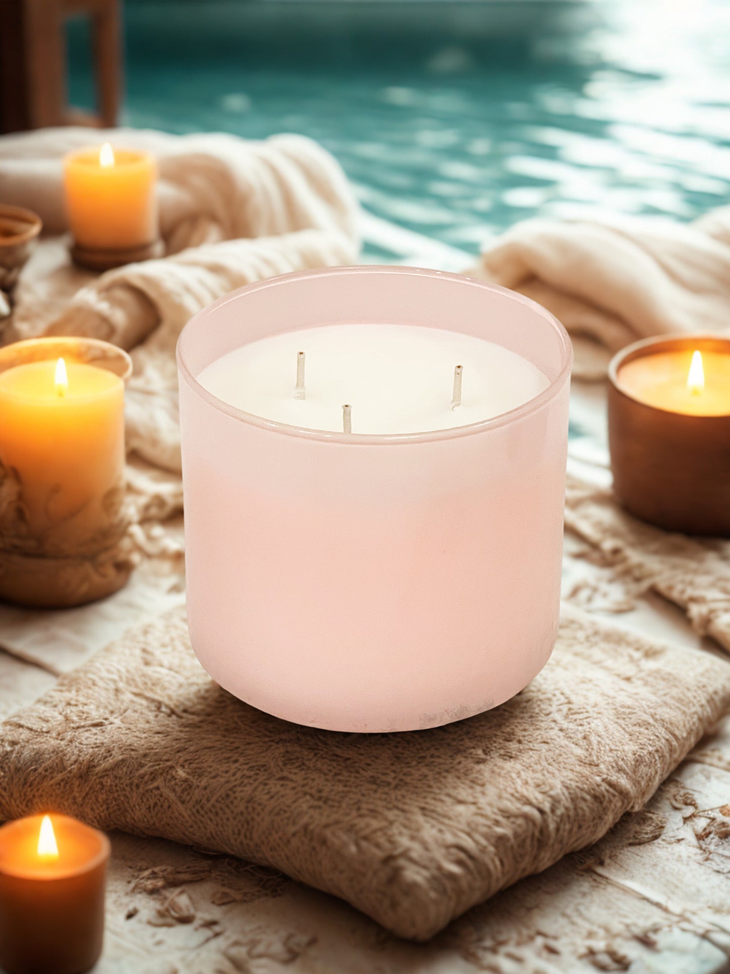 Ultimate Pampering Gift Basket with Slippers, Candle, Happy Birthday, Congratulations, Thinking of You
