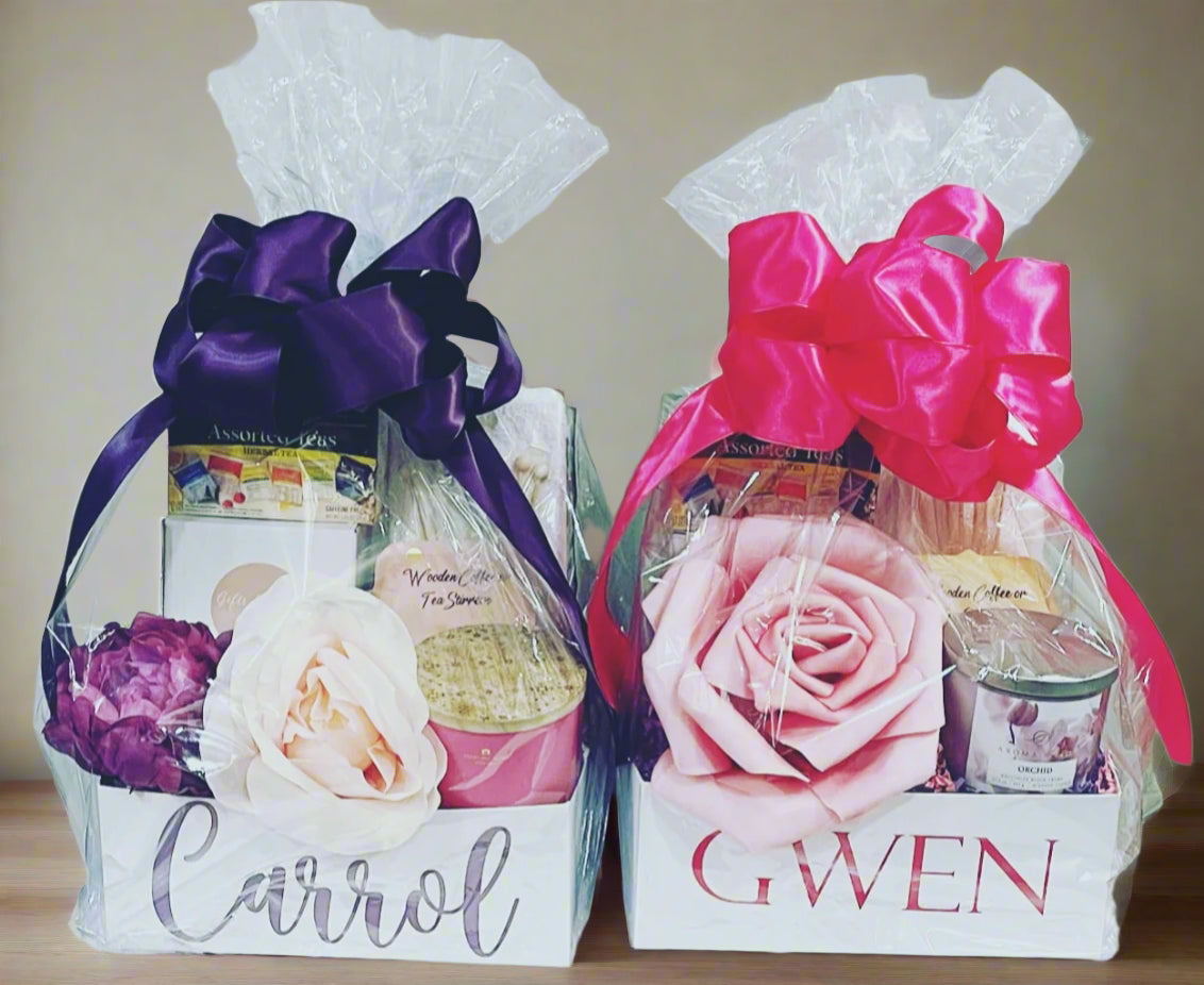 CU01- Customized Gift Baskets Starting at $69.00, Happy Birthday, Get Well Soon, Thinking of You