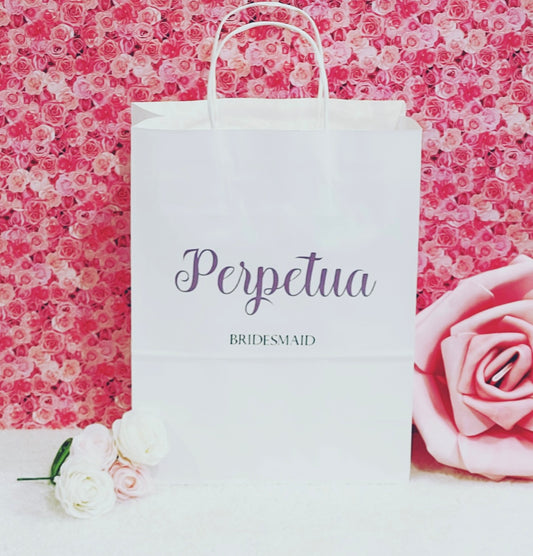 Personalized Bridal Party Gift Bags