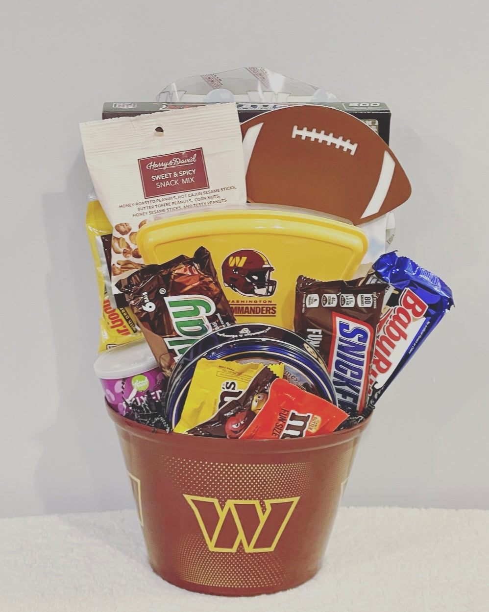 Washington Commanders Gift Basket (READY TO SHIP