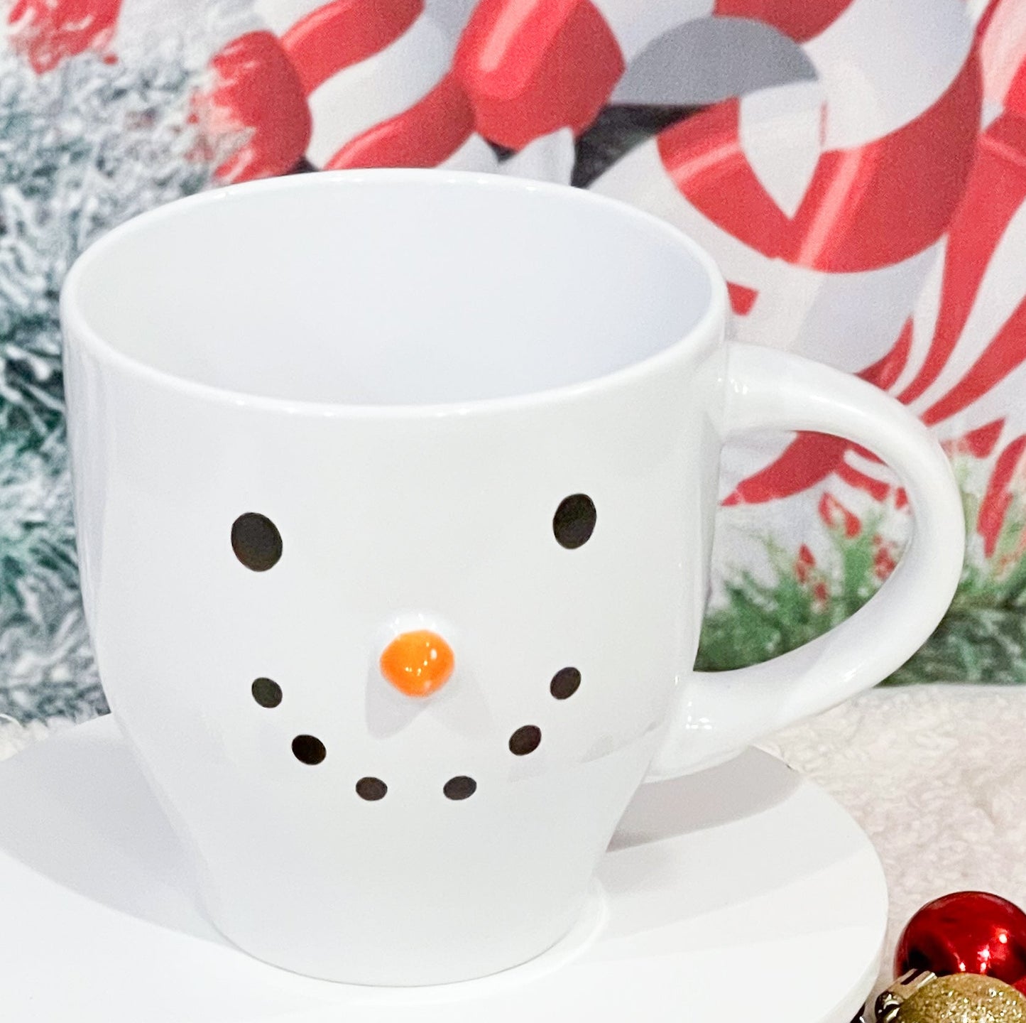 Holiday Snowman Treat Basket
