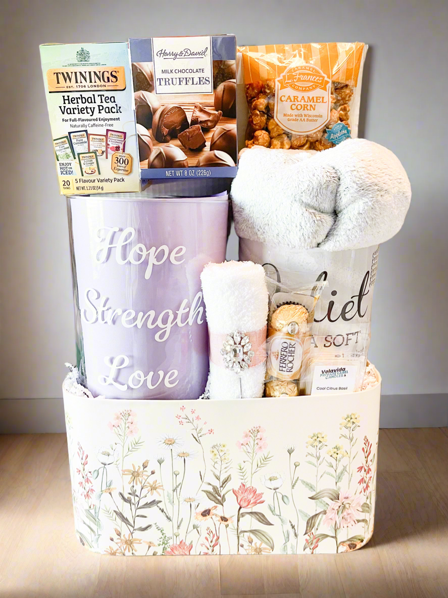 Coming Soon: Get Well, Thinking of You, Sympathy Gift Basket